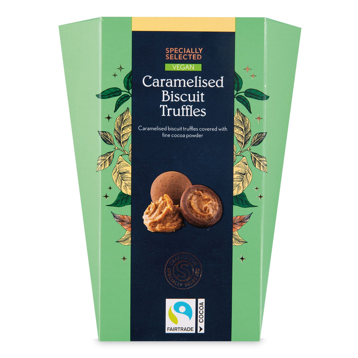 Vegan Caramelised Biscuit Truffles 125g Specially Selected